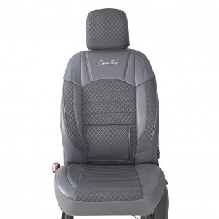 Class Baklava Serisi Füme-Füme Universal Koltuk Kılıfı - $i