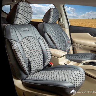 Class Petek Serisi Füme-Füme Universal Koltuk Kılıfı   - Jakar  $i