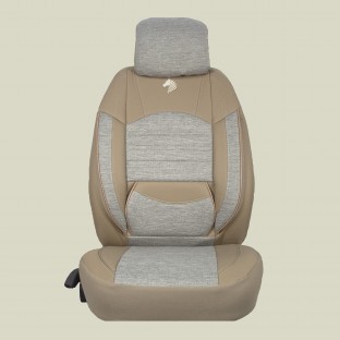 Keten Kumaş Bej-Bej Kılıf Seti - Keten $i