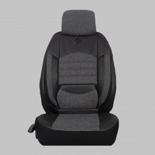 Keten Kumaş Siyah - Siyah Kılıf Seti - $i