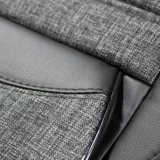 Keten Kumaş Siyah - Siyah Kılıf Seti - $i