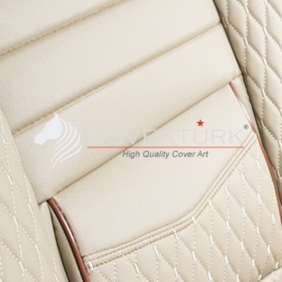 Lotus Taba-Bej Lüx Deri Minder Seti  -  $i