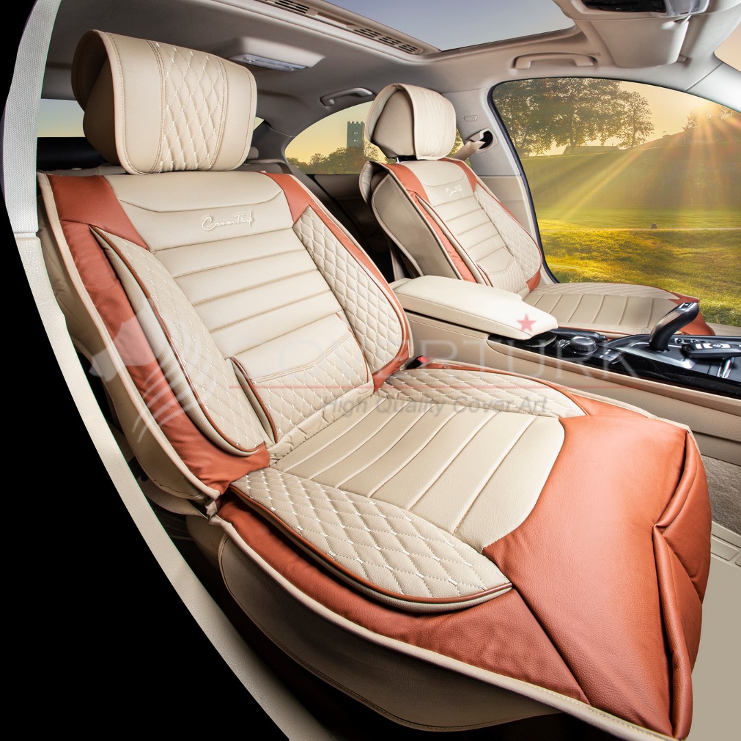 Lotus Taba-Bej Lüx Deri Minder Seti  -